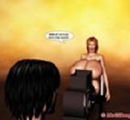 strap 3d toon 3d young girl sexy 1 3d donna