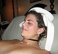 hot facial oral facial fat shot hair facial
